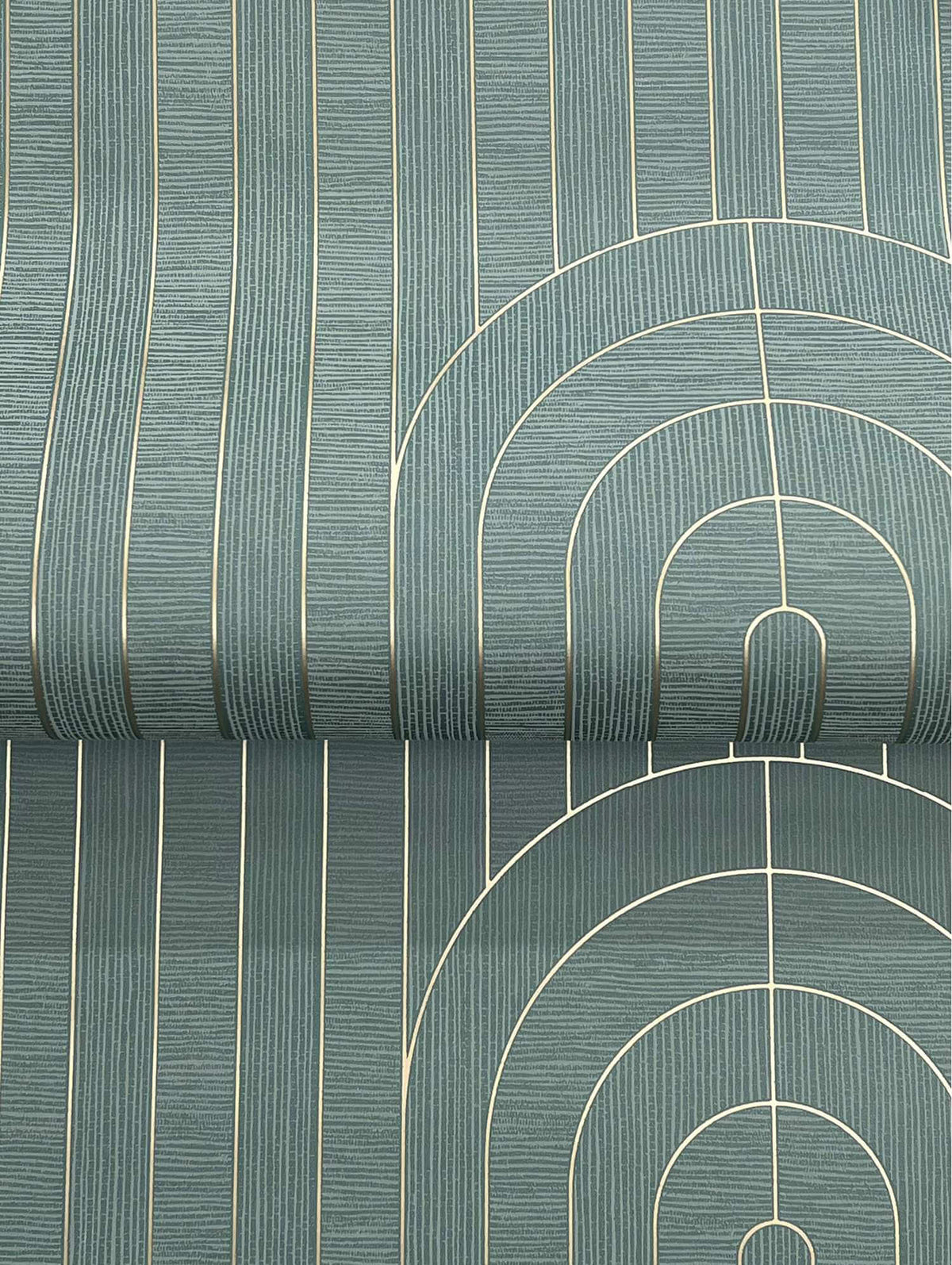 A-Street Prints Moderne Deco Declan Wallpaper Sample - Turquoise