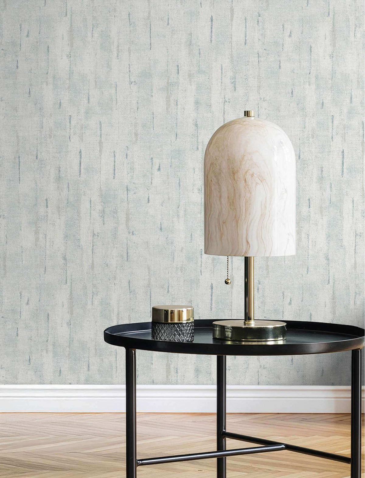 A-Street Prints Moderne Deco Minna Wallpaper - Sky Blue