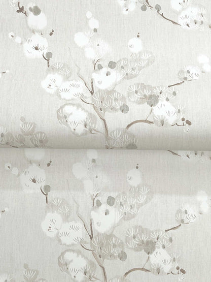 A-Street Prints Moderne Deco Bliss Blossom Wallpaper - Stone