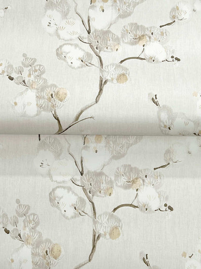 A-Street Prints Moderne Deco Bliss Blossom Wallpaper - Honey