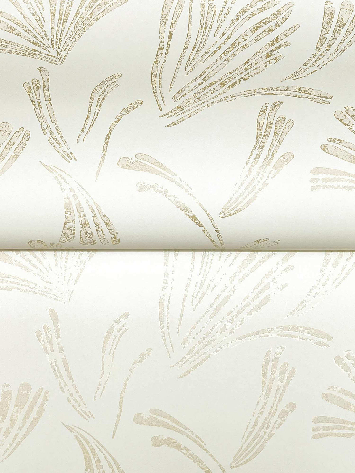 A-Street Prints Moderne Deco Ermine Wallpaper Sample - Gold