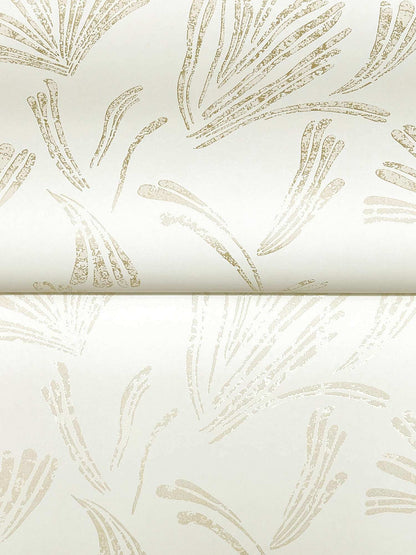 A-Street Prints Moderne Deco Ermine Wallpaper Sample - Gold