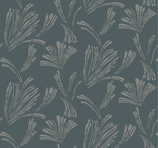 A-Street Prints Moderne Deco Ermine Wallpaper - Teal