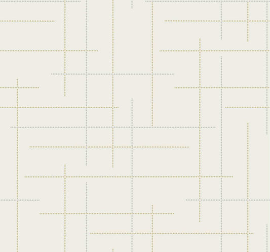A-Street Prints Moderne Deco Wylie Wallpaper - Metallic