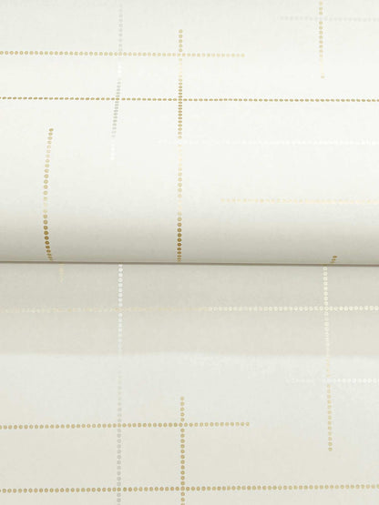 A-Street Prints Moderne Deco Wylie Wallpaper Sample - Metallic
