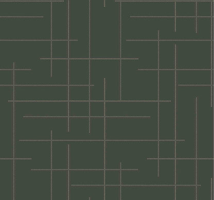 A-Street Prints Moderne Deco Wylie Wallpaper - Moss