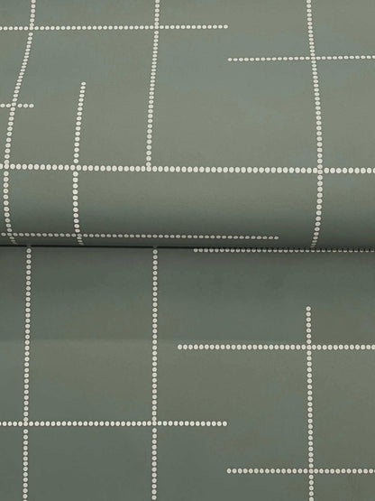 A-Street Prints Moderne Deco Wylie Wallpaper - Moss