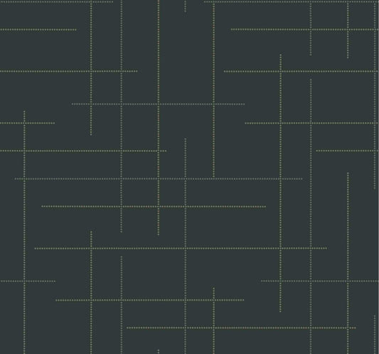 A-Street Prints Moderne Deco Wylie Wallpaper - Teal