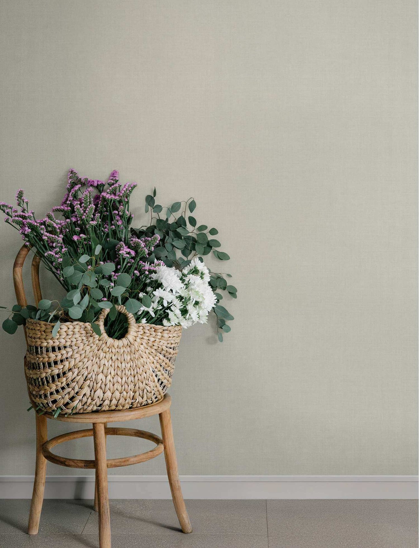 A-Street Prints Savanna Midolin Wallpaper - Ash