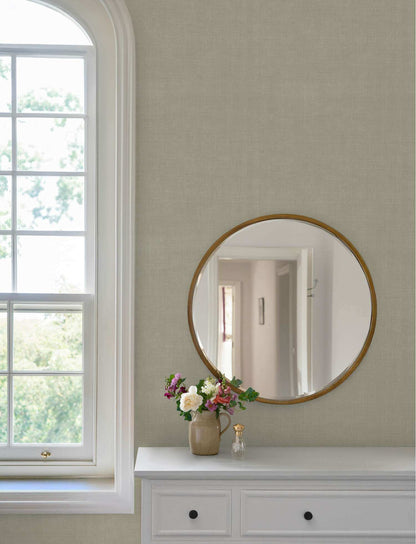 A-Street Prints Savanna Midolin Wallpaper Sample - Khaki