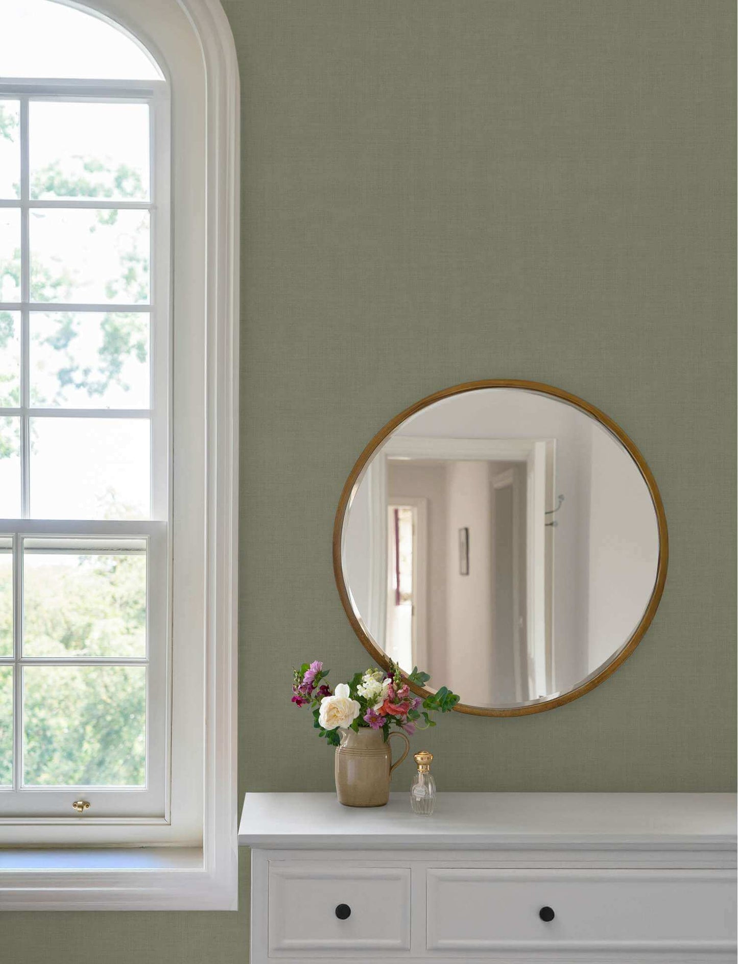 A-Street Prints Savanna Midolin Wallpaper Sample - Slate