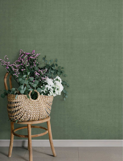 A-Street Prints Savanna Midolin Wallpaper - Moss