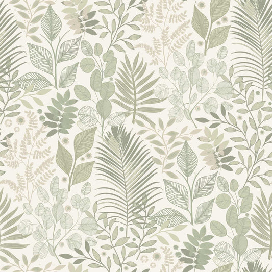 A-Street Prints Savanna Angslycka Forest Wallpaper - Green