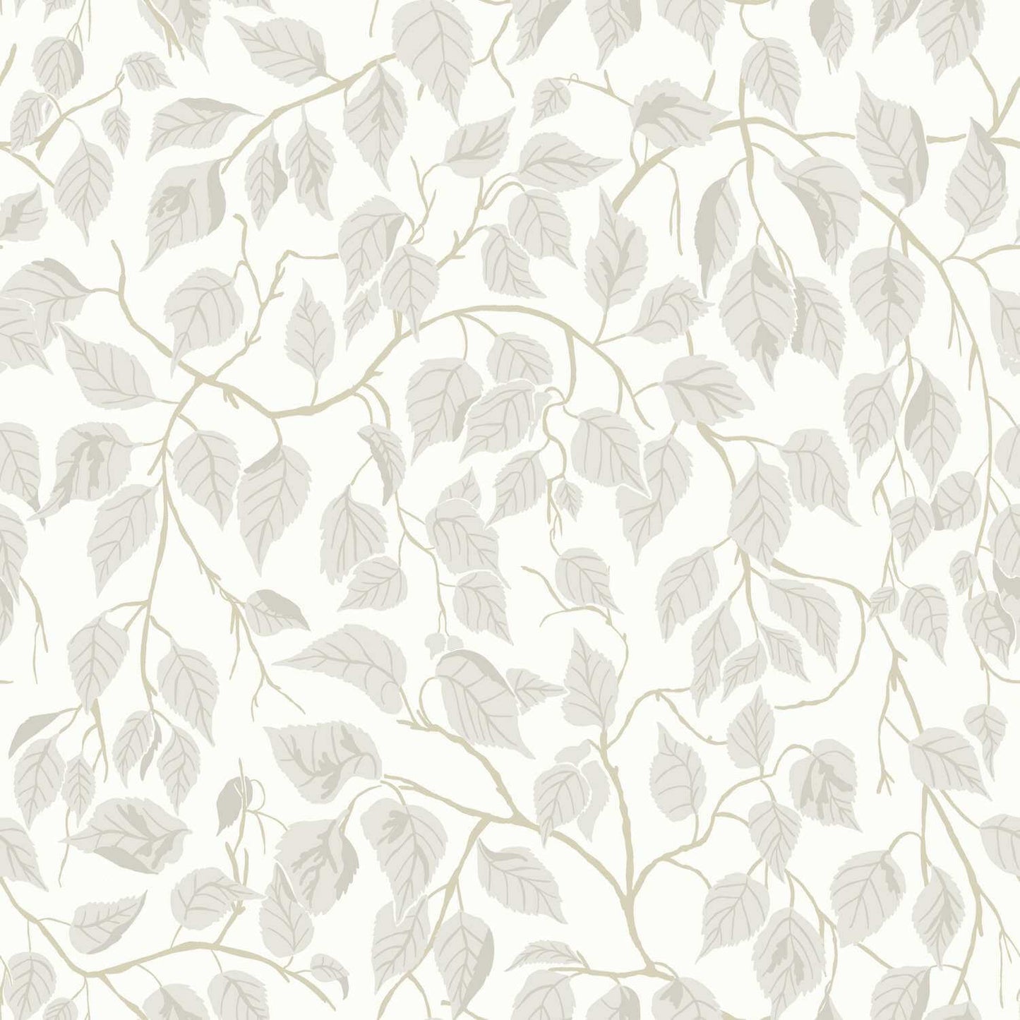 A-Street Prints Savanna Hangbjork Vine Wallpaper - Dove