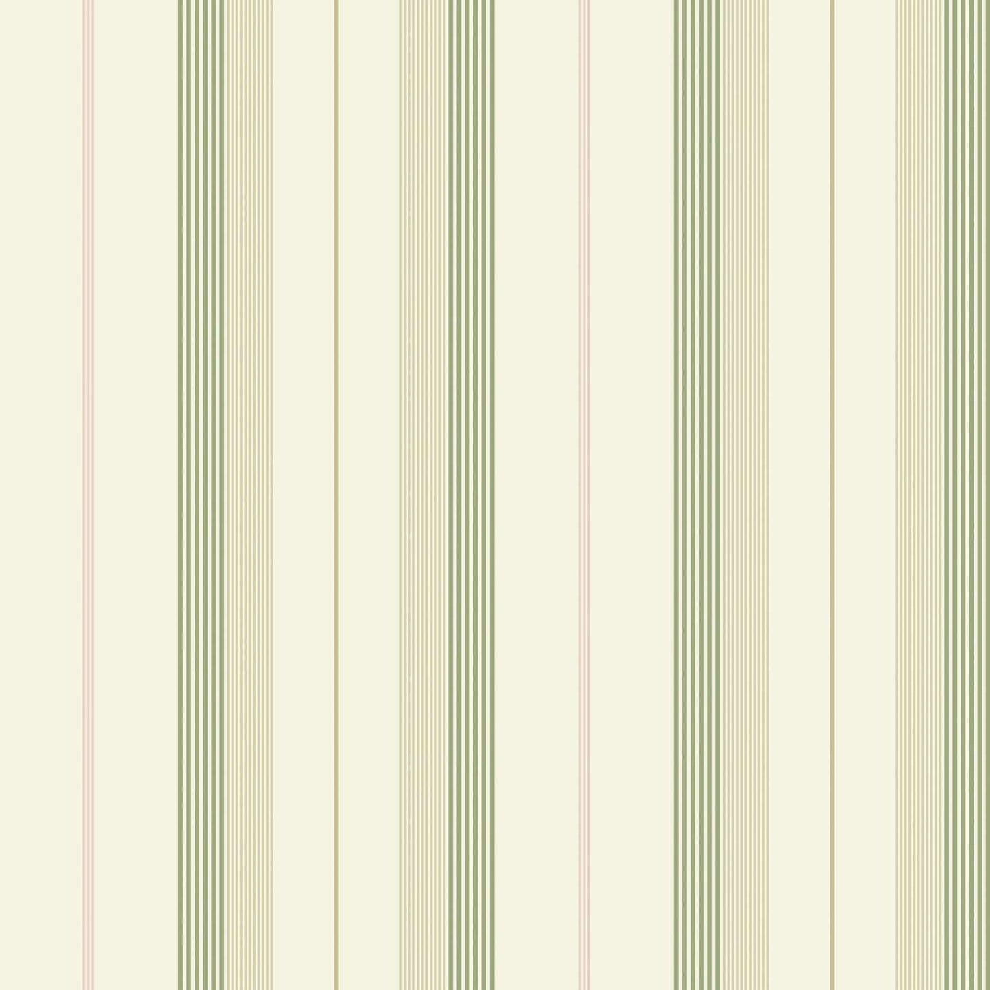 A-Street Prints Savanna Herrgard Stripe Wallpaper Sample - Green