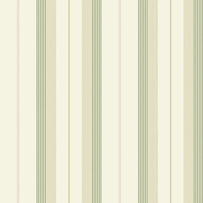 A-Street Prints Savanna Herrgard Stripe Wallpaper Sample - Green