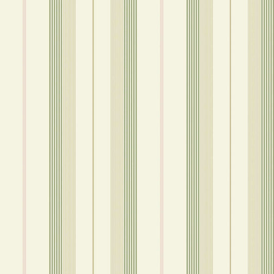 A-Street Prints Savanna Herrgard Stripe Wallpaper - Green