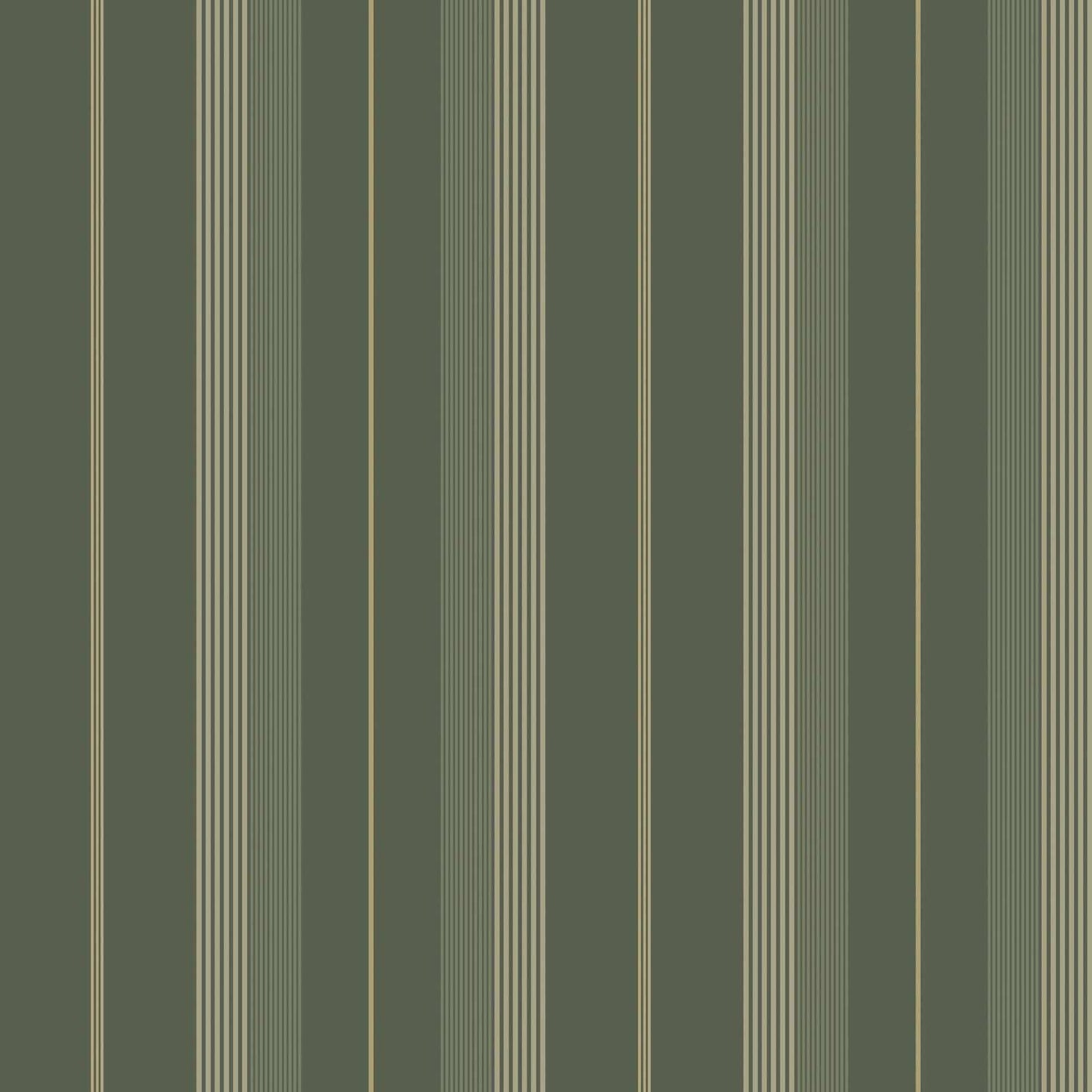 A-Street Prints Savanna Herrgard Stripe Wallpaper Sample - Evergreen