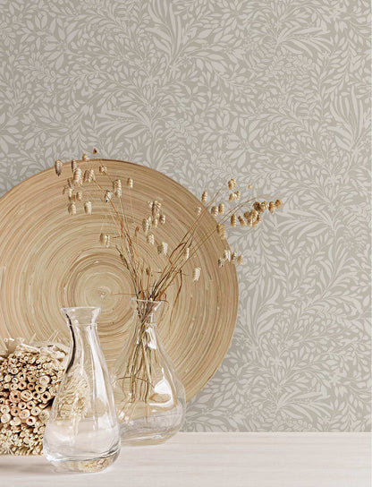 A-Street Prints Savanna Kristina Botanical Wallpaper Sample - Taupe