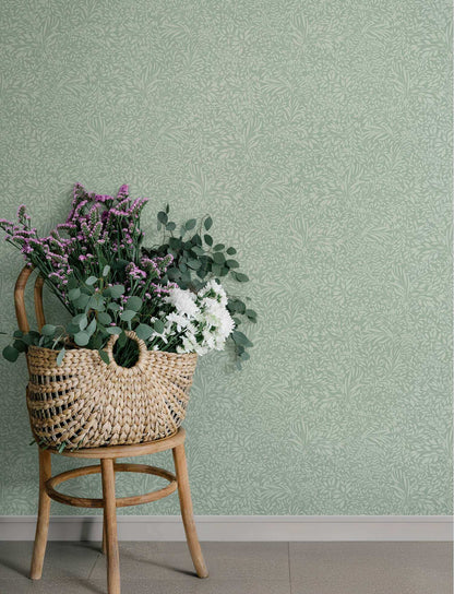 A-Street Prints Savanna Kristina Botanical Wallpaper - Teal