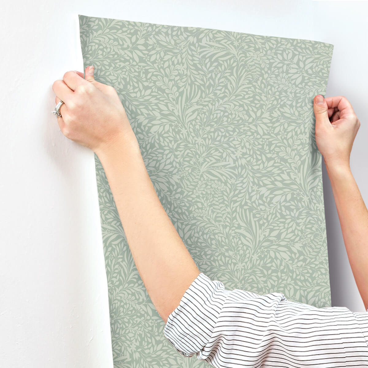 A-Street Prints Savanna Kristina Botanical Wallpaper - Teal