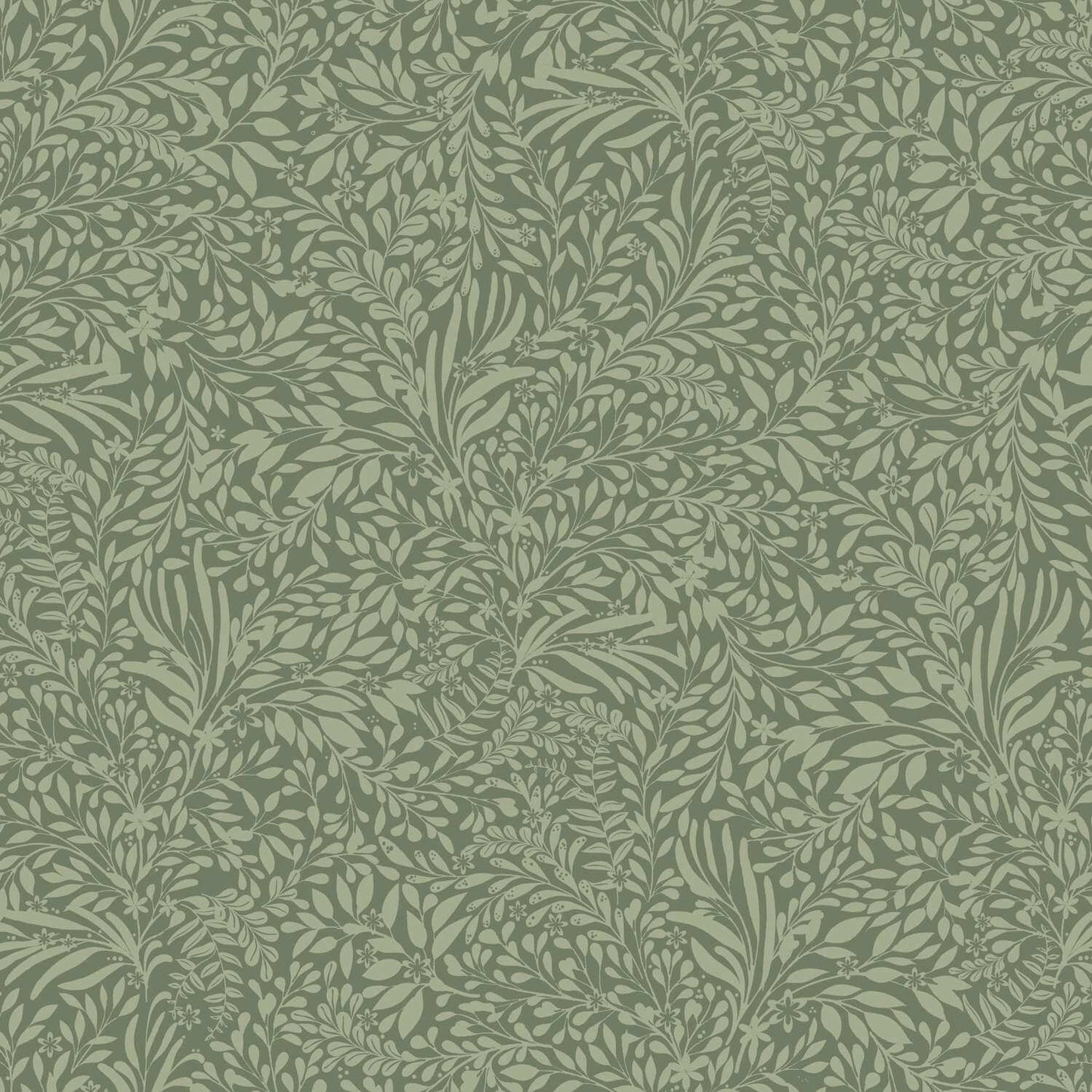 A-Street Prints Savanna Kristina Botanical Wallpaper Sample - Evergreen