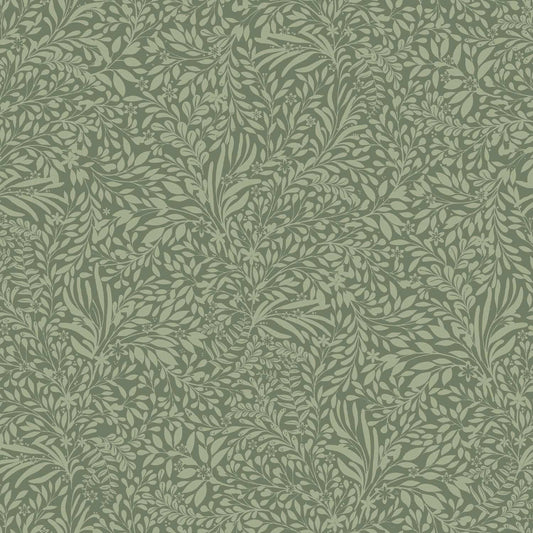 A-Street Prints Savanna Kristina Botanical Wallpaper Sample - Evergreen