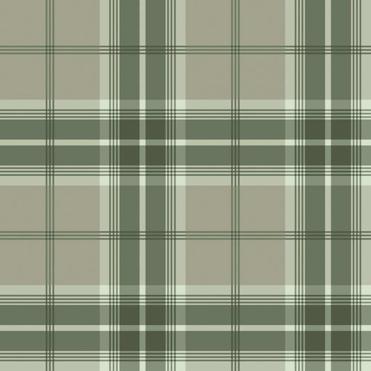 A-Street Prints Savanna Emma Plaid Wallpaper - Evergreen