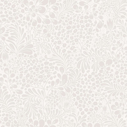 A-Street Prints Savanna Siv Botanical Wallpaper Sample - Dove
