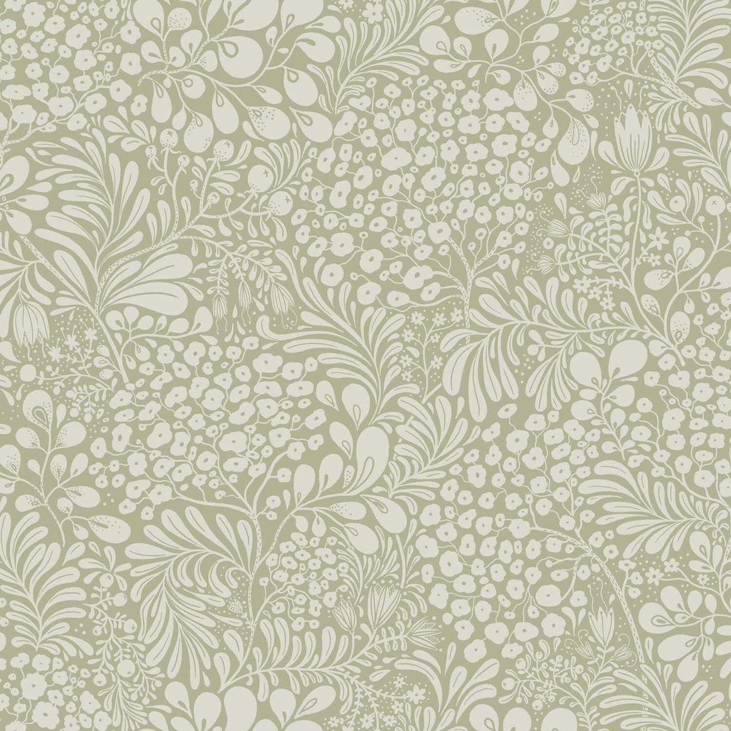 A-Street Prints Savanna Siv Botanical Wallpaper Sample - Sage