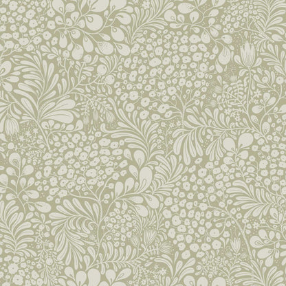 A-Street Prints Savanna Siv Botanical Wallpaper Sample - Sage