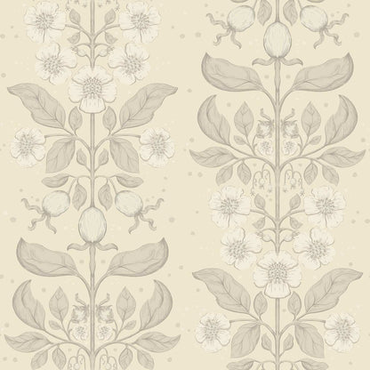A-Street Prints Savanna Rosa Floral Wallpaper - Cream