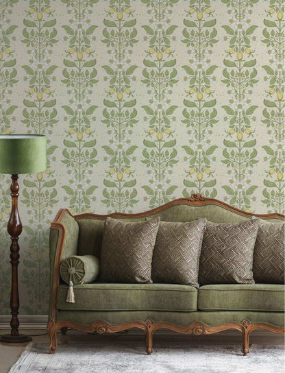 A-Street Prints Savanna Rosa Floral Wallpaper - Green