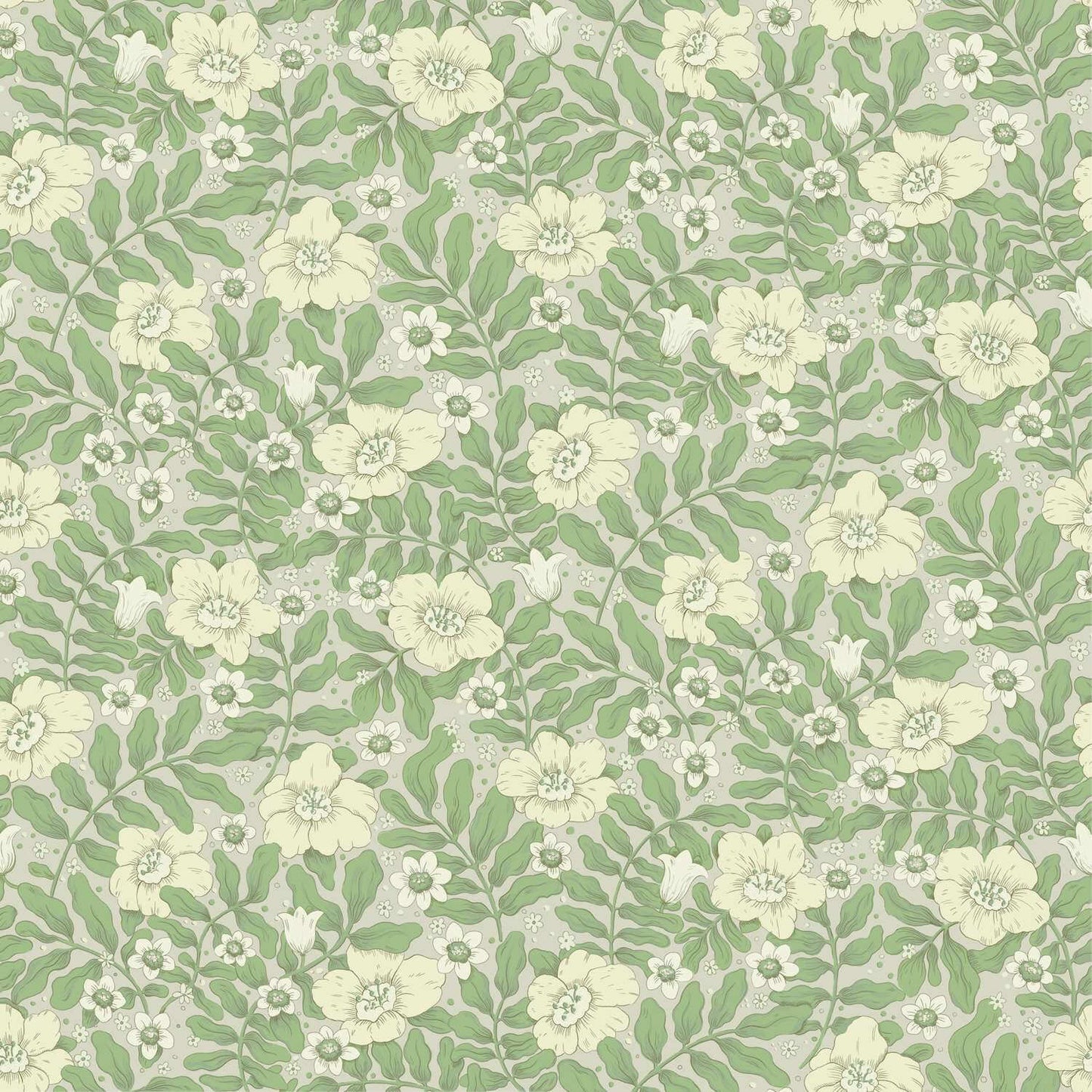 A-Street Prints Savanna Maggan Floral Wallpaper Sample - Jade