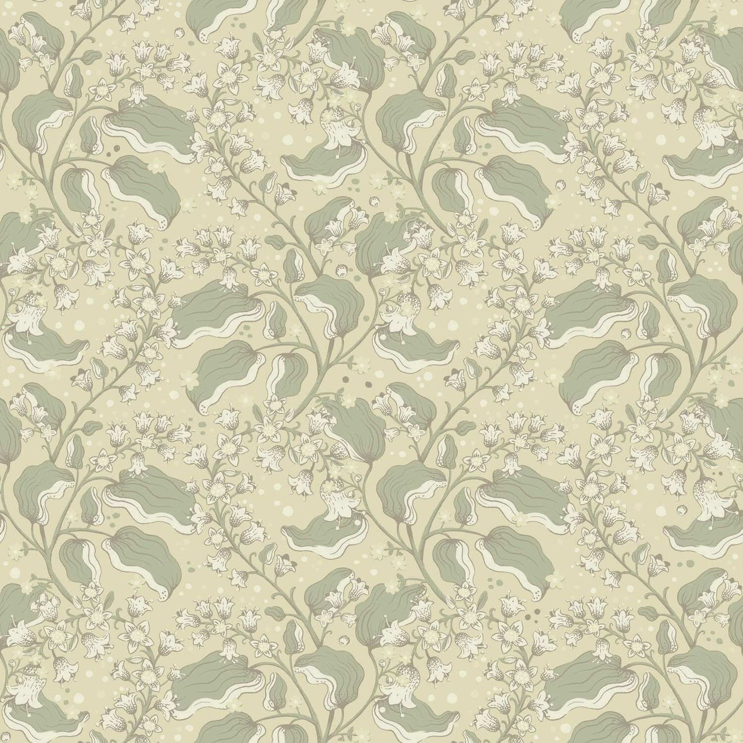 A-Street Prints Savanna Syren Floral Wallpaper Sample - Light Green