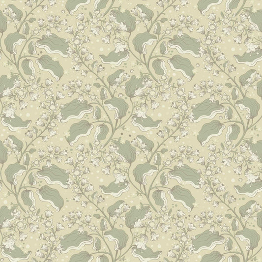 A-Street Prints Savanna Syren Floral Wallpaper - Light Green