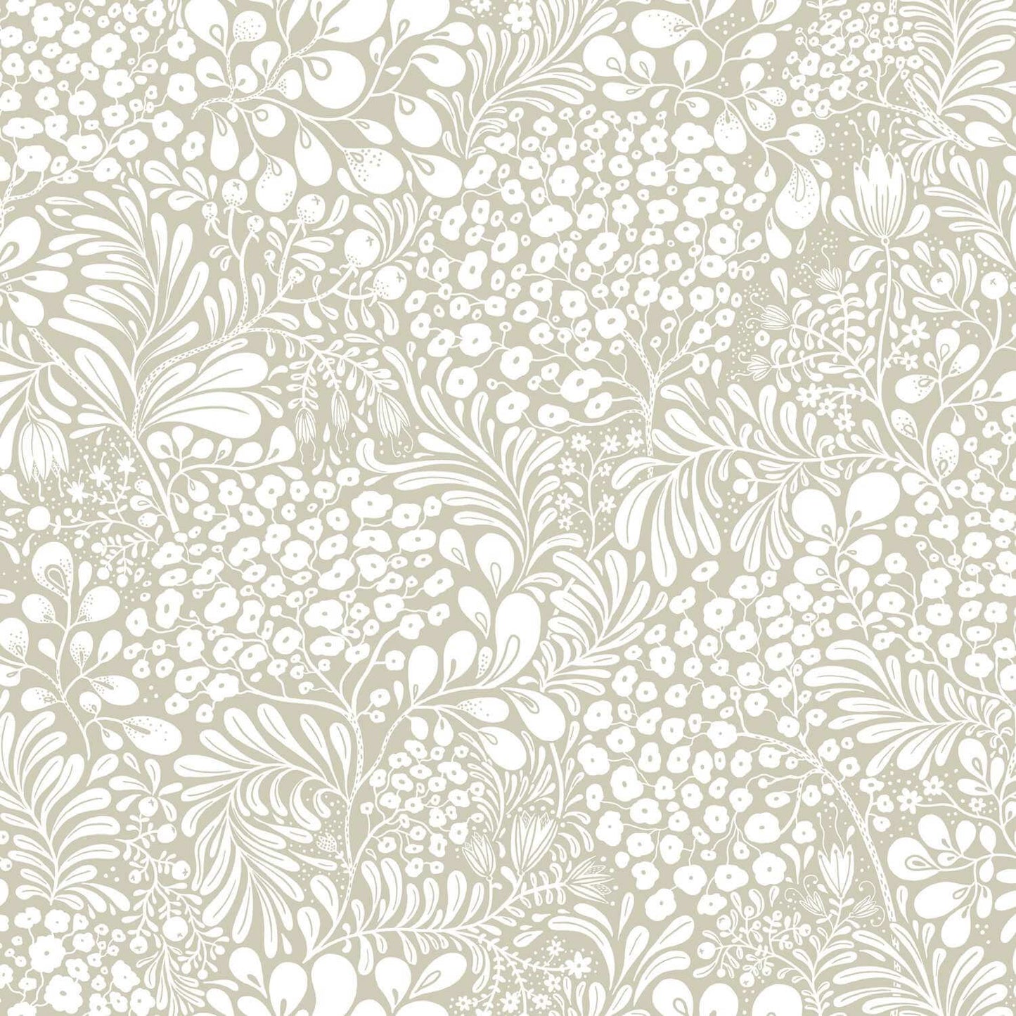 A-Street Prints Savanna Siv Botanical Wallpaper Sample - Dark Grey