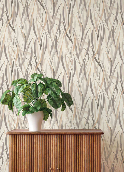 A-Street Prints Springhill Willoughby Wallpaper Sample - Neutral