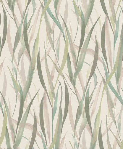 A-Street Prints Springhill Willoughby Wallpaper Sample - Green