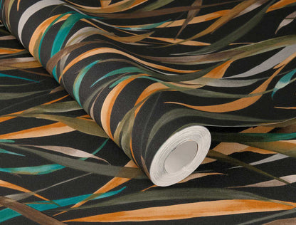 A-Street Prints Springhill Willoughby Wallpaper Sample - Black