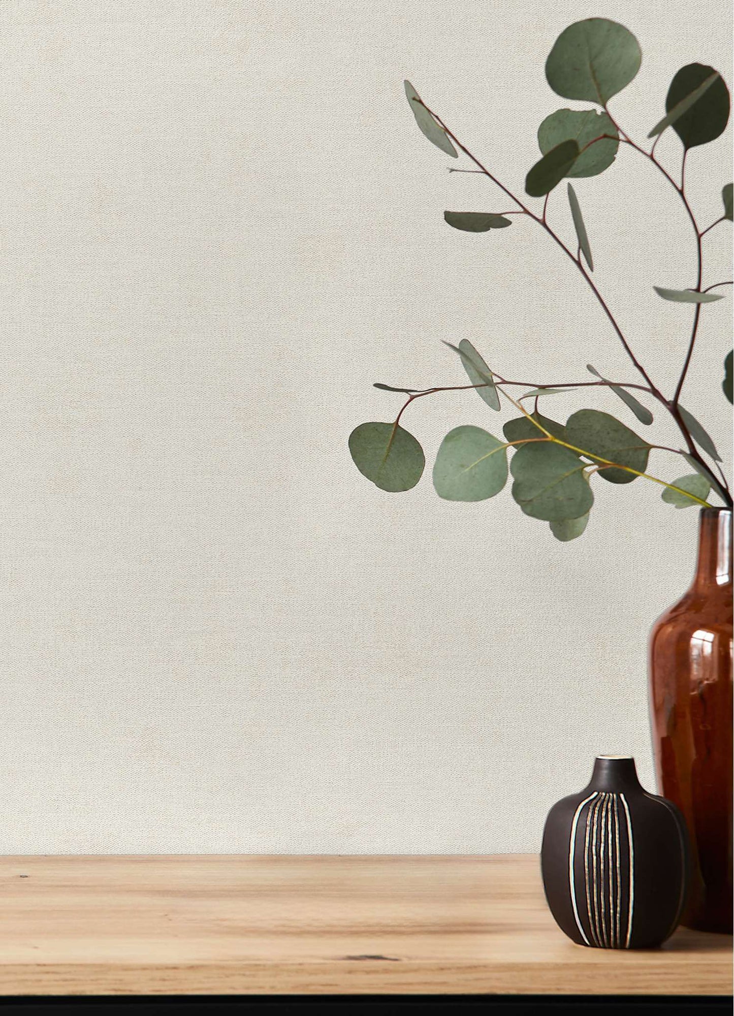 A-Street Prints Springhill Cullen Faux Linen Wallpaper - White