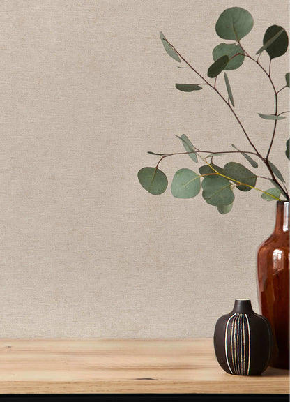 A-Street Prints Springhill Cullen Faux Linen Wallpaper - Mauve