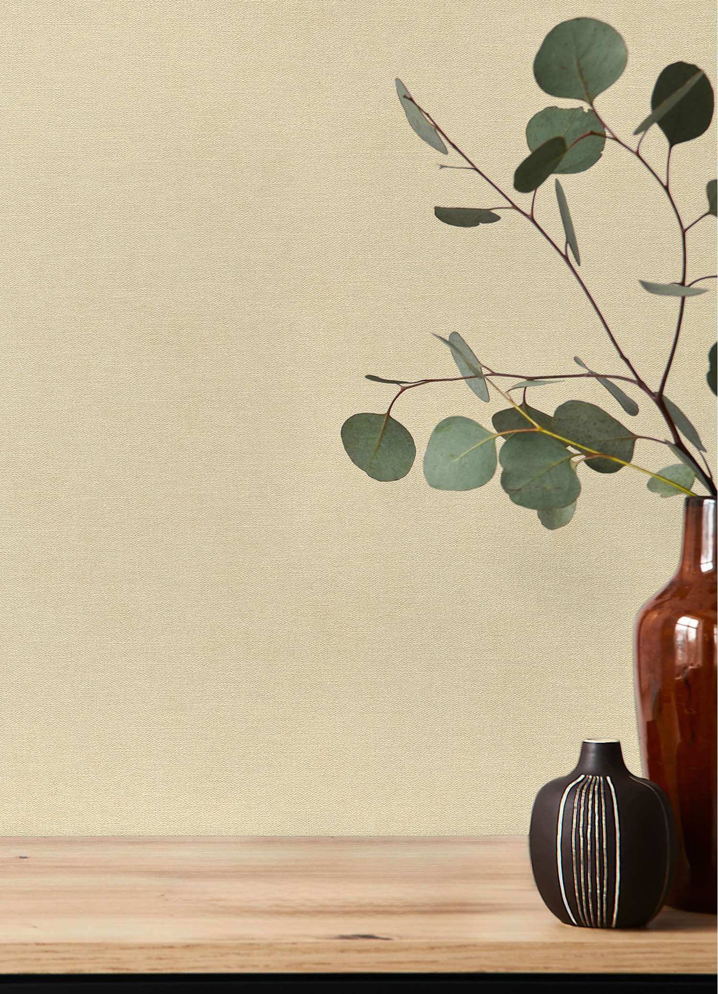 A-Street Prints Springhill Cullen Faux Linen Wallpaper - Khaki