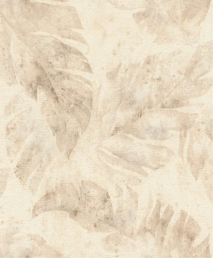 A-Street Prints Springhill Sanne Palm Wallpaper Sample - Beige