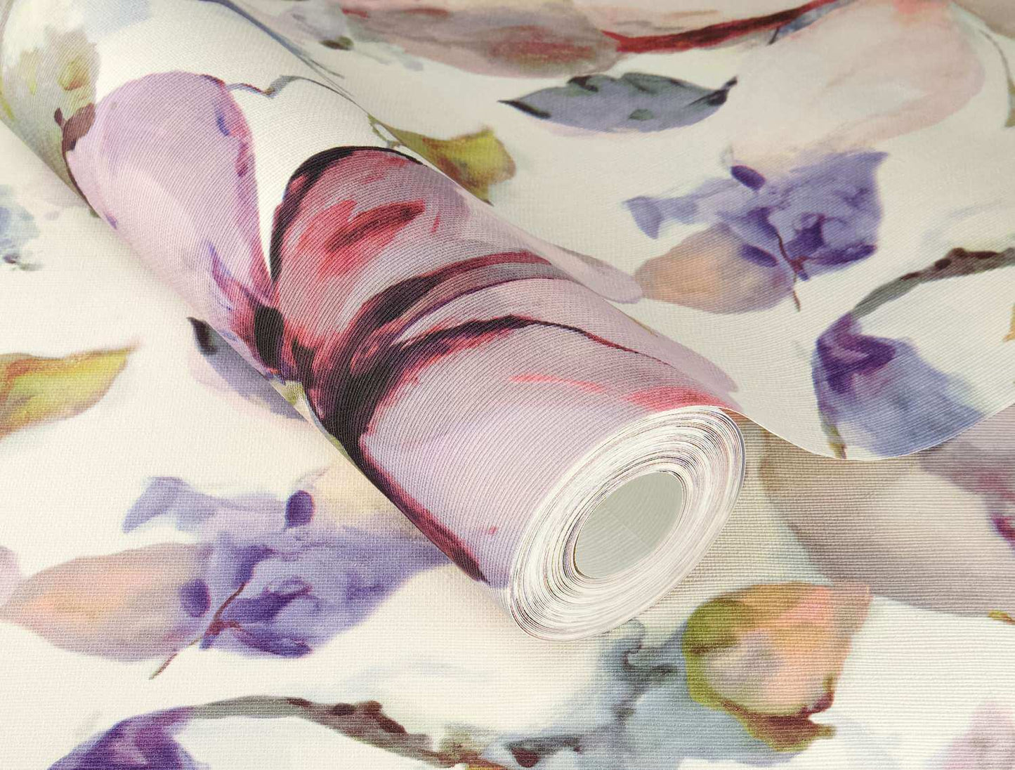 A-Street Prints Springhill Liliana Floral Wallpaper Sample - Plum