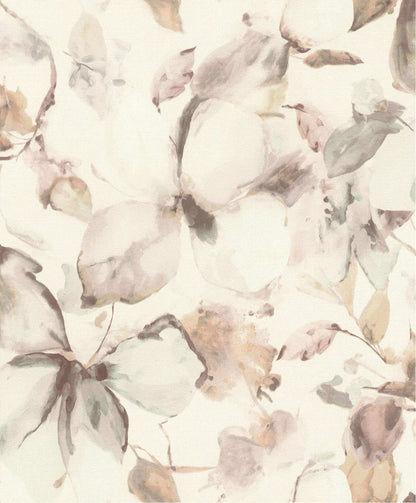A-Street Prints Springhill Liliana Floral Wallpaper Sample - Neutral