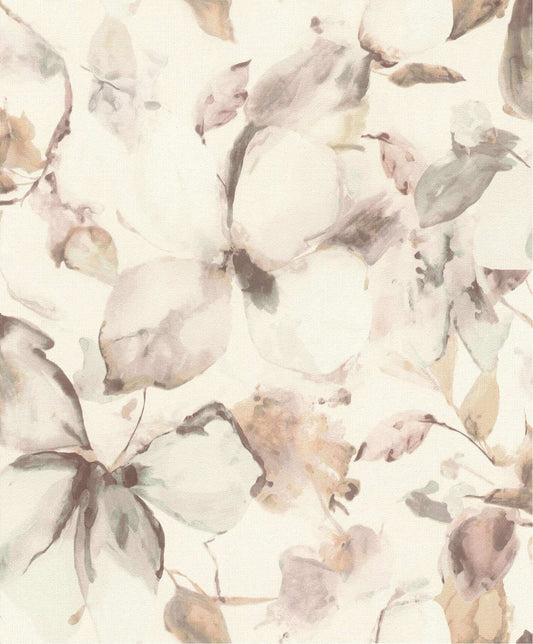 A-Street Prints Springhill Liliana Floral Wallpaper - Neutral