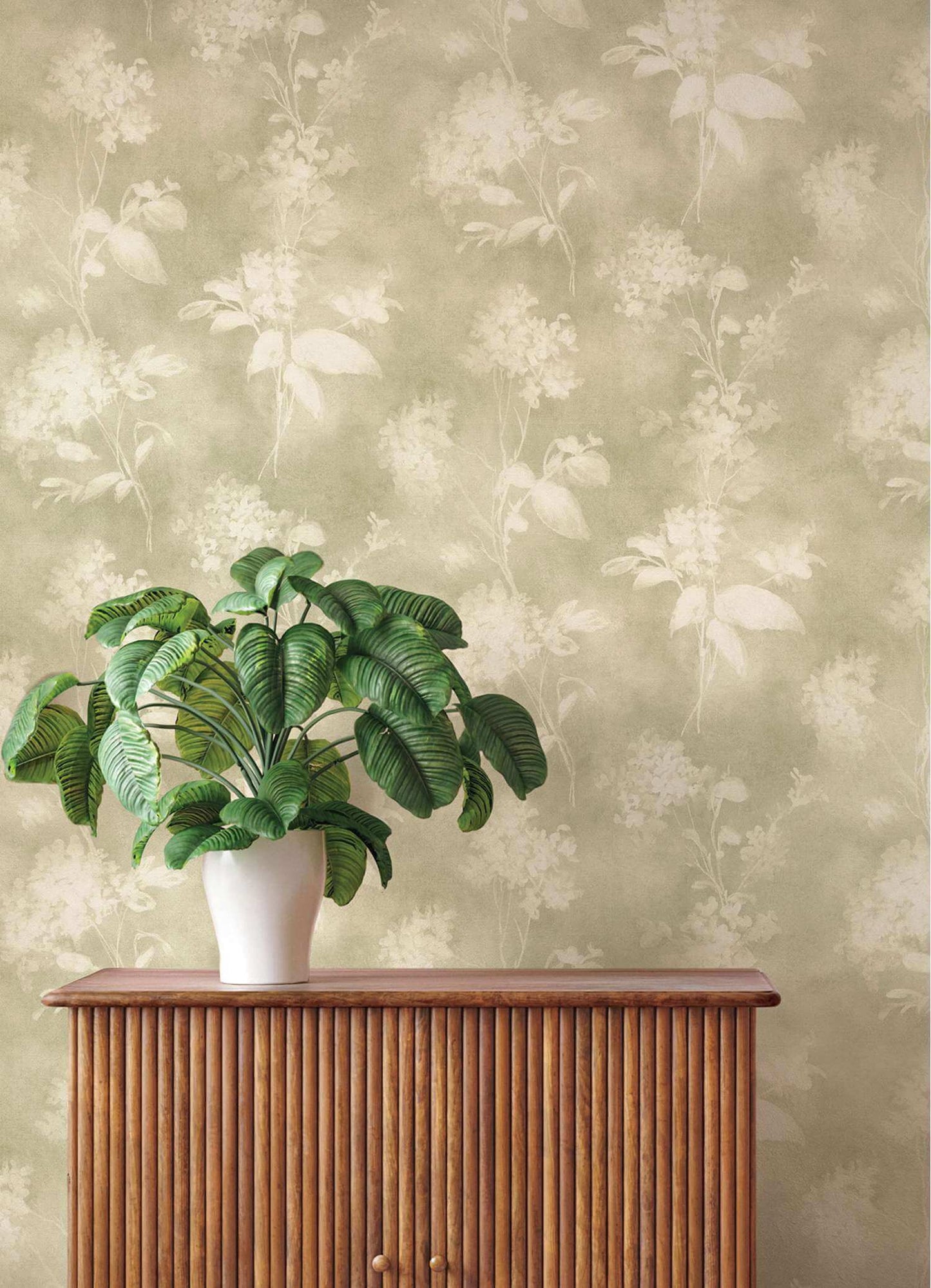 A-Street Prints Springhill Izara Wallpaper Sample - Light Green