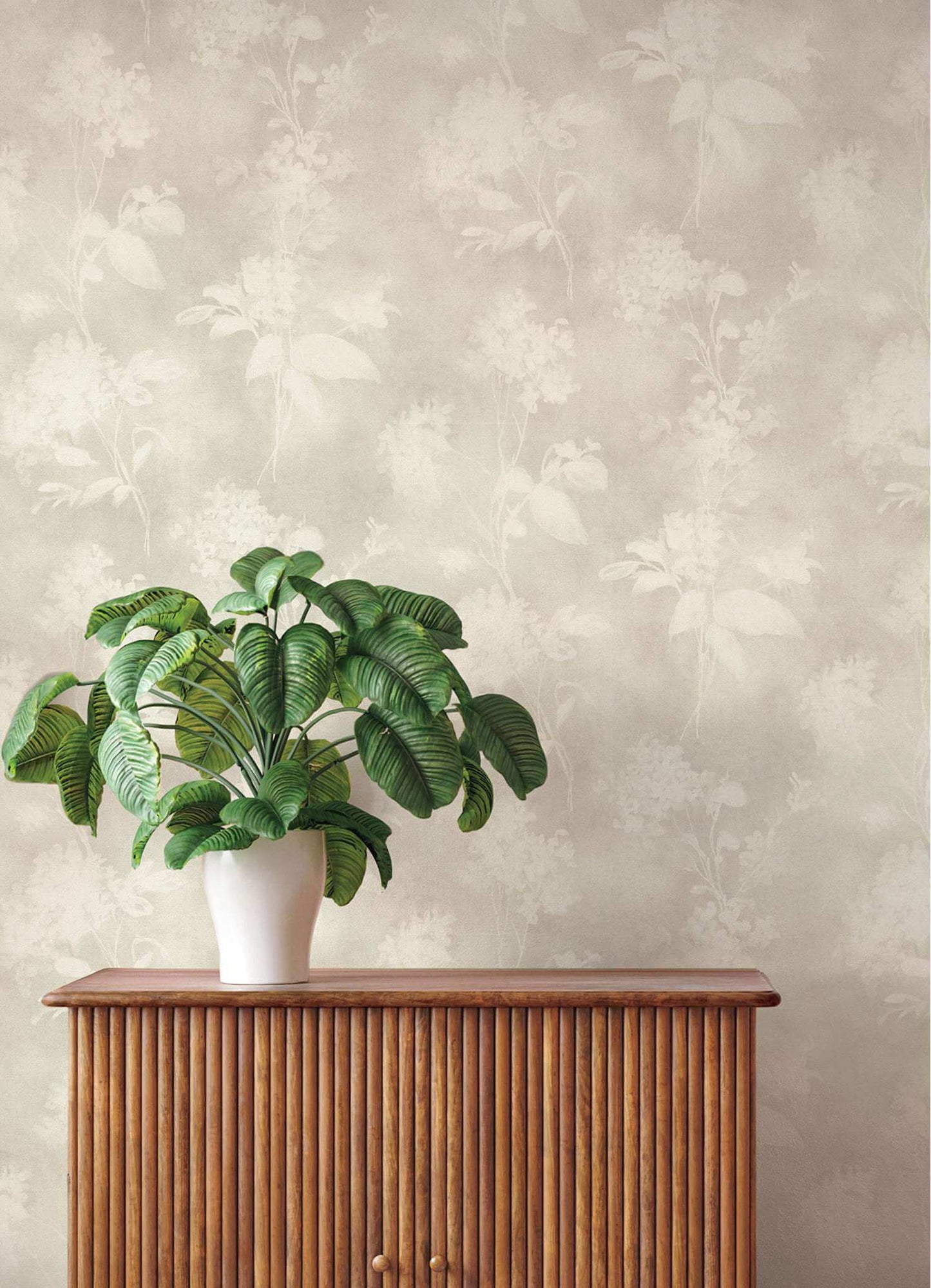 A-Street Prints Springhill Izara Wallpaper Sample - Light Grey