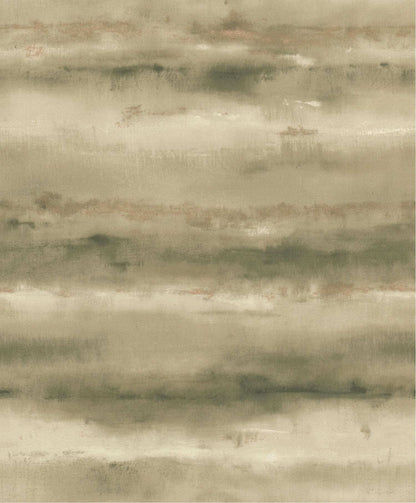 A-Street Prints Springhill Ayla Abstract Wallpaper - Green